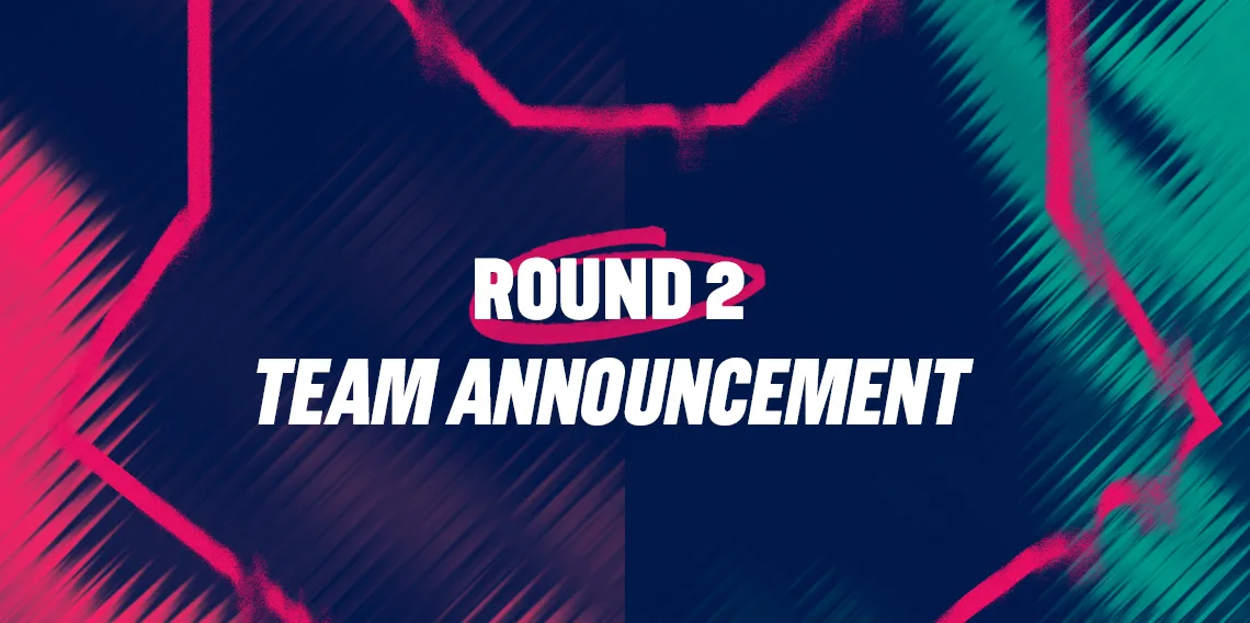 Round 2 Team Annoucement website tile